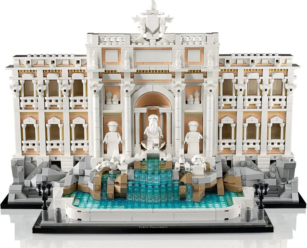 Lego model of Trevi Fountain