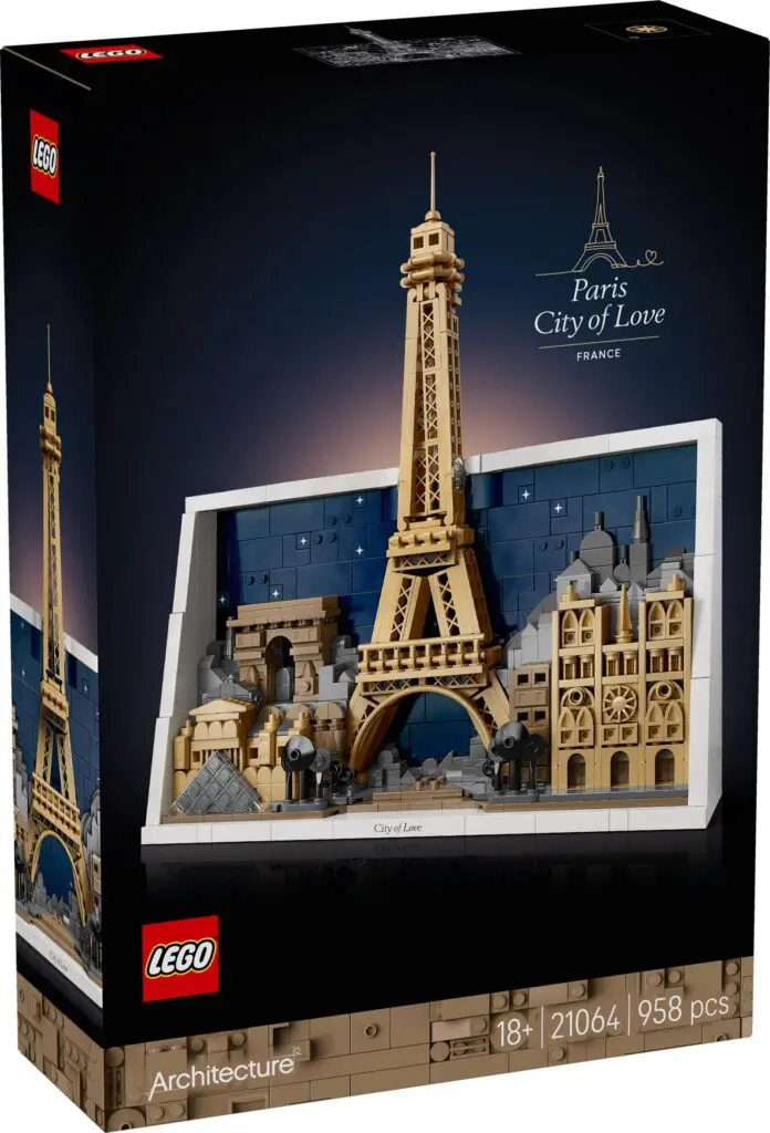 LEGO Paris skyline set box