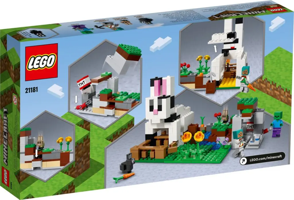 LEGO set 21181 with Minecraft characters