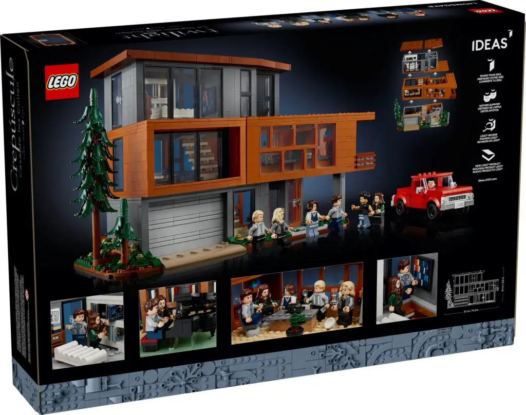 LEGO architecture set with detailed interiors