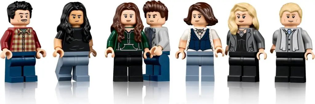 Lego figures in a row