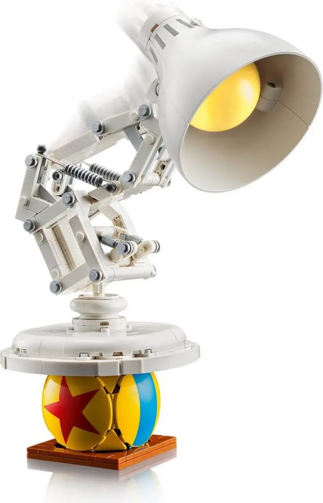 Toy lamp with colorful ball base