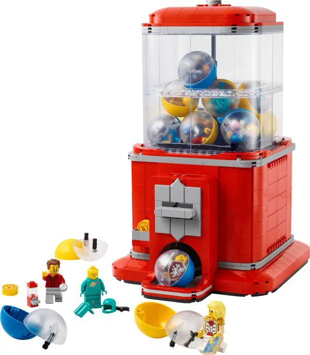 Toy vending machine with mini figures