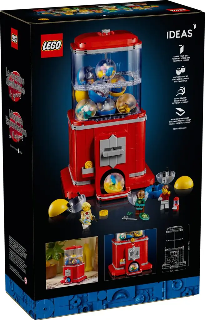 LEGO Ideas gumball machine kit