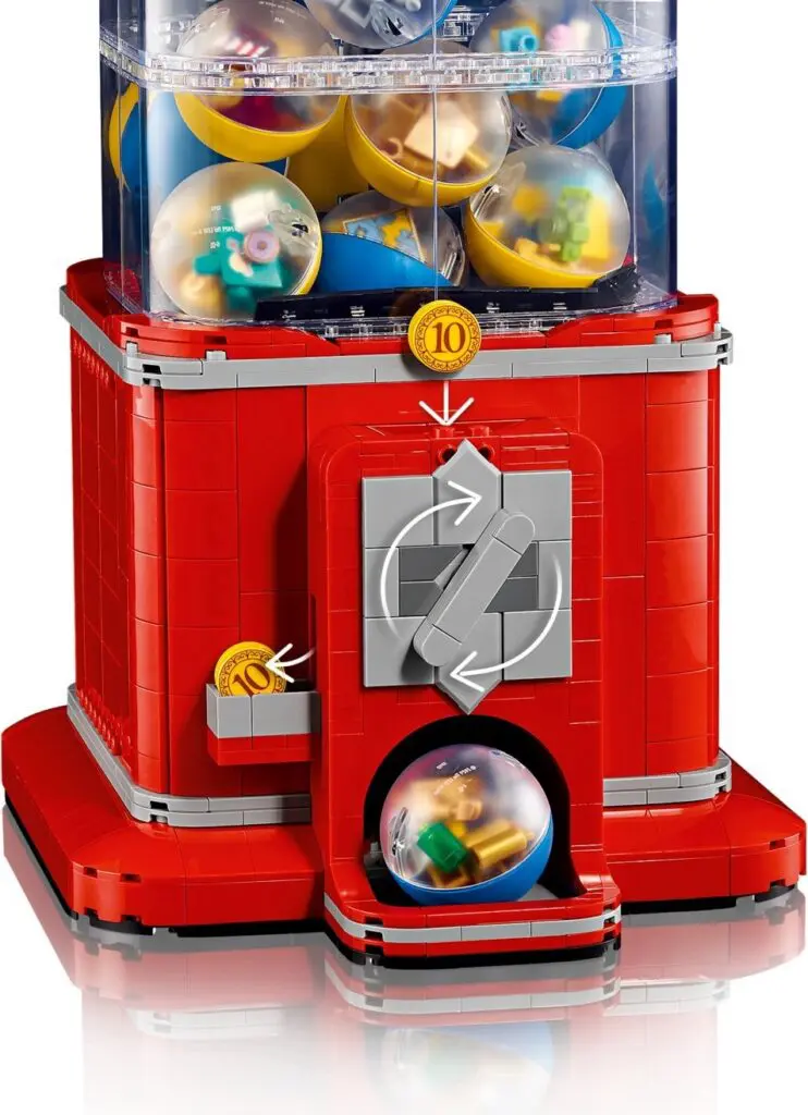 Capsule toy vending machine, colorful balls