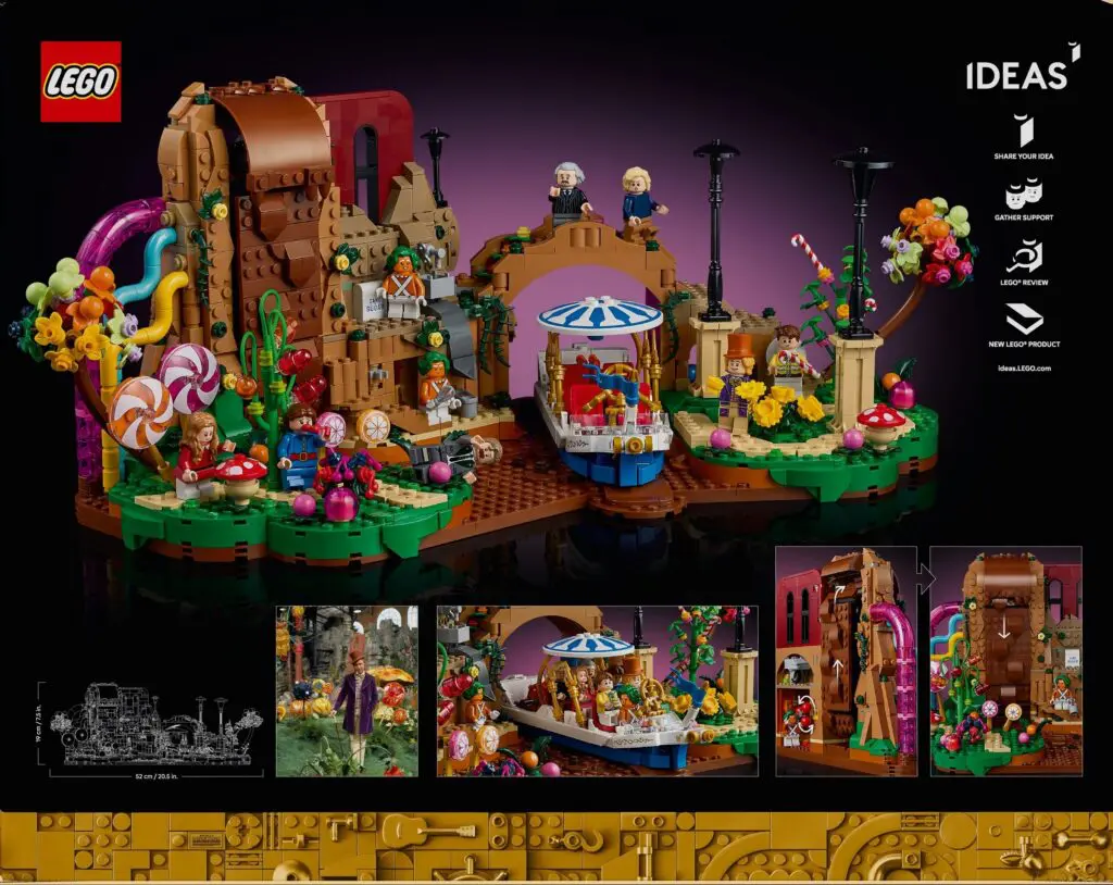 LEGO Ideas candyland set illustration