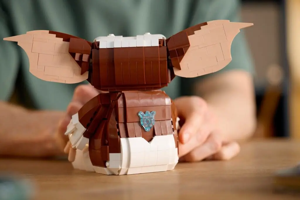 LEGO creature with large ears on table