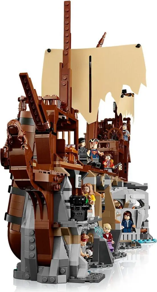 LEGO ship with sails and characters
