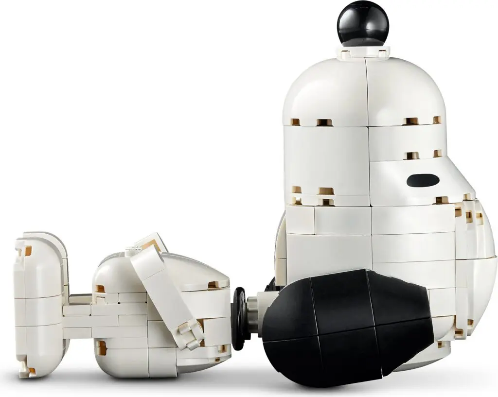 Toy robot made from blocks