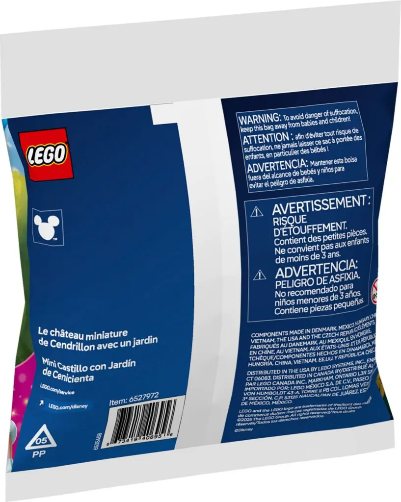 LEGO set packaging in multiple languages