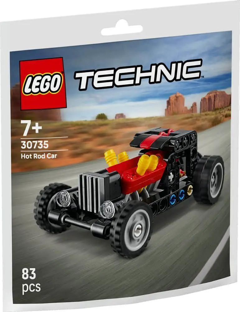 Toy car building kit packaging