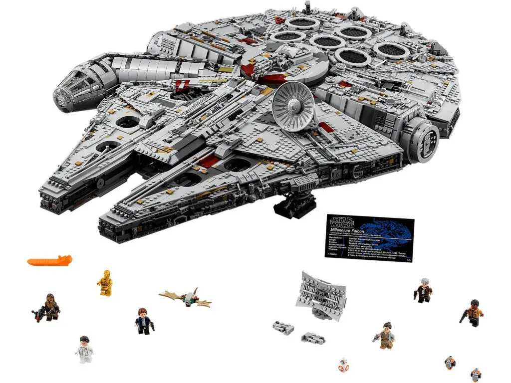 Star Wars LEGO set and characters