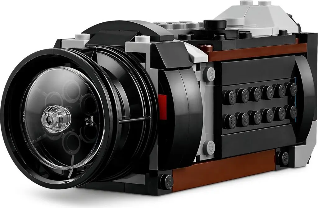 Creative Lego build resembling a camera