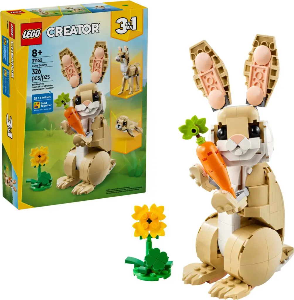 3-in-1 LEGO Creator bunny set