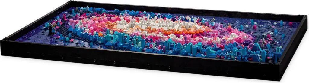 3D galaxy structure using LEGO pieces