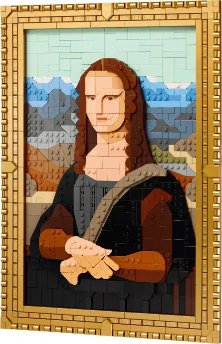 Lego version of classic portrait art