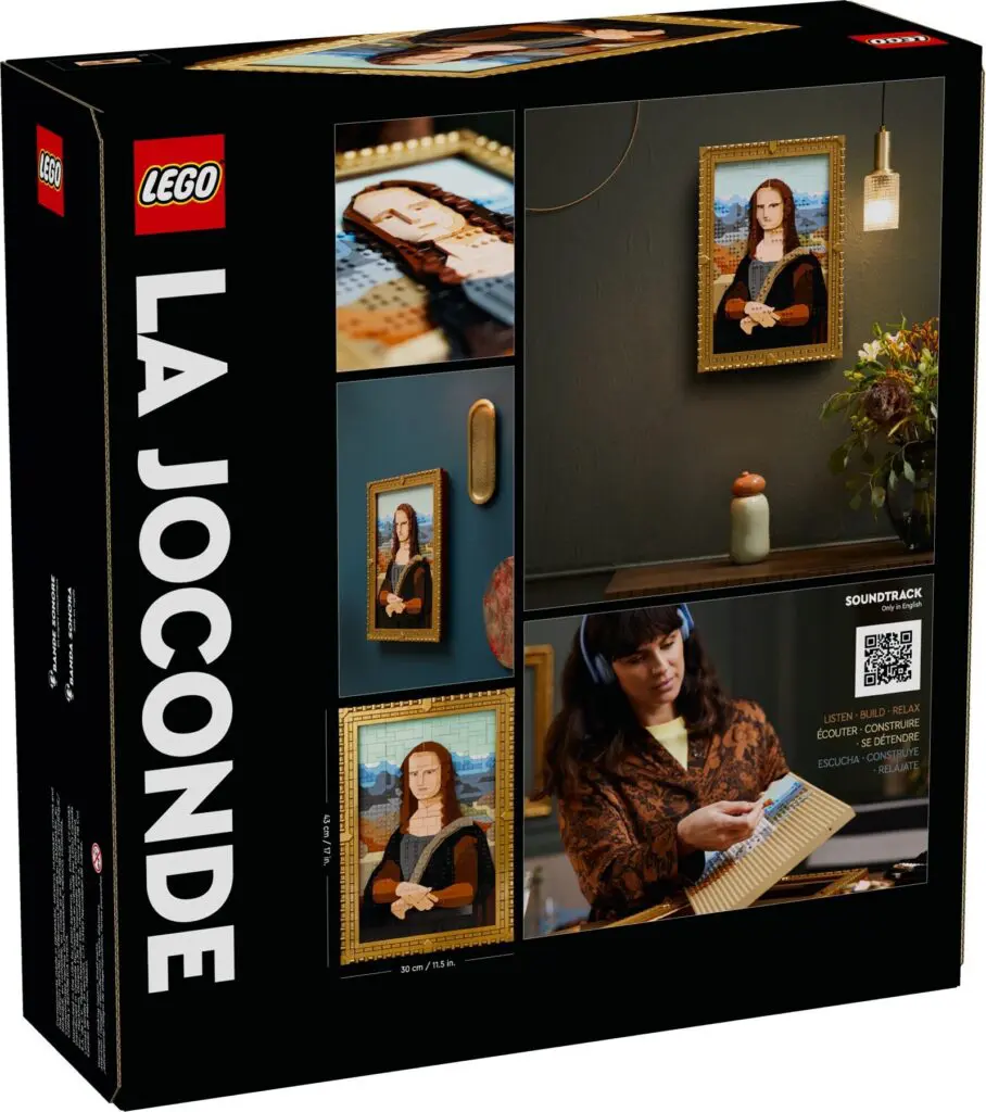 LEGO La Joconde art set packaging