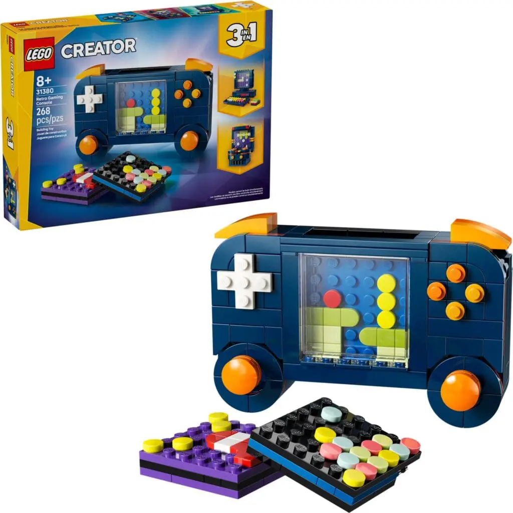 Buildable LEGO game device kit