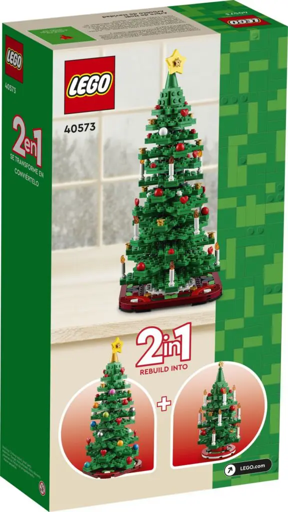 2-in-1 LEGO holiday tree