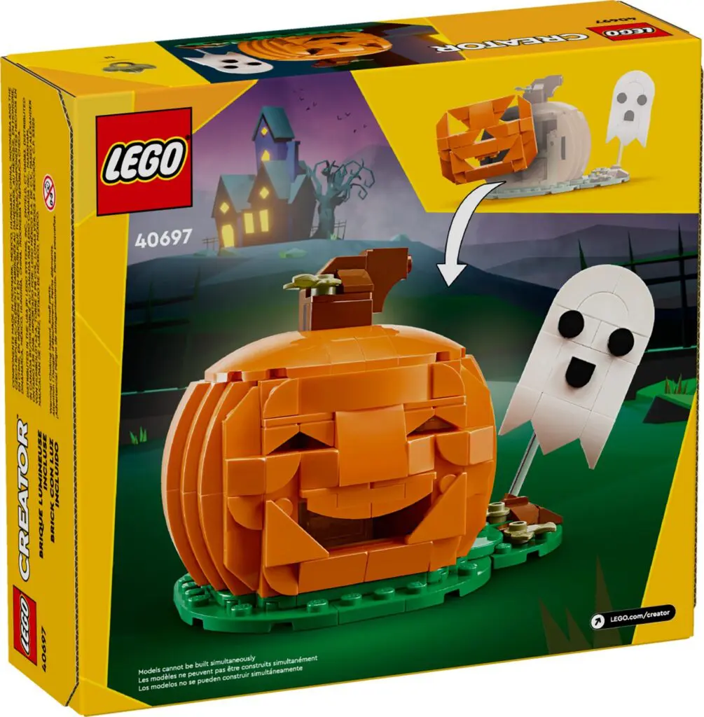 LEGO Halloween pumpkin and ghost set