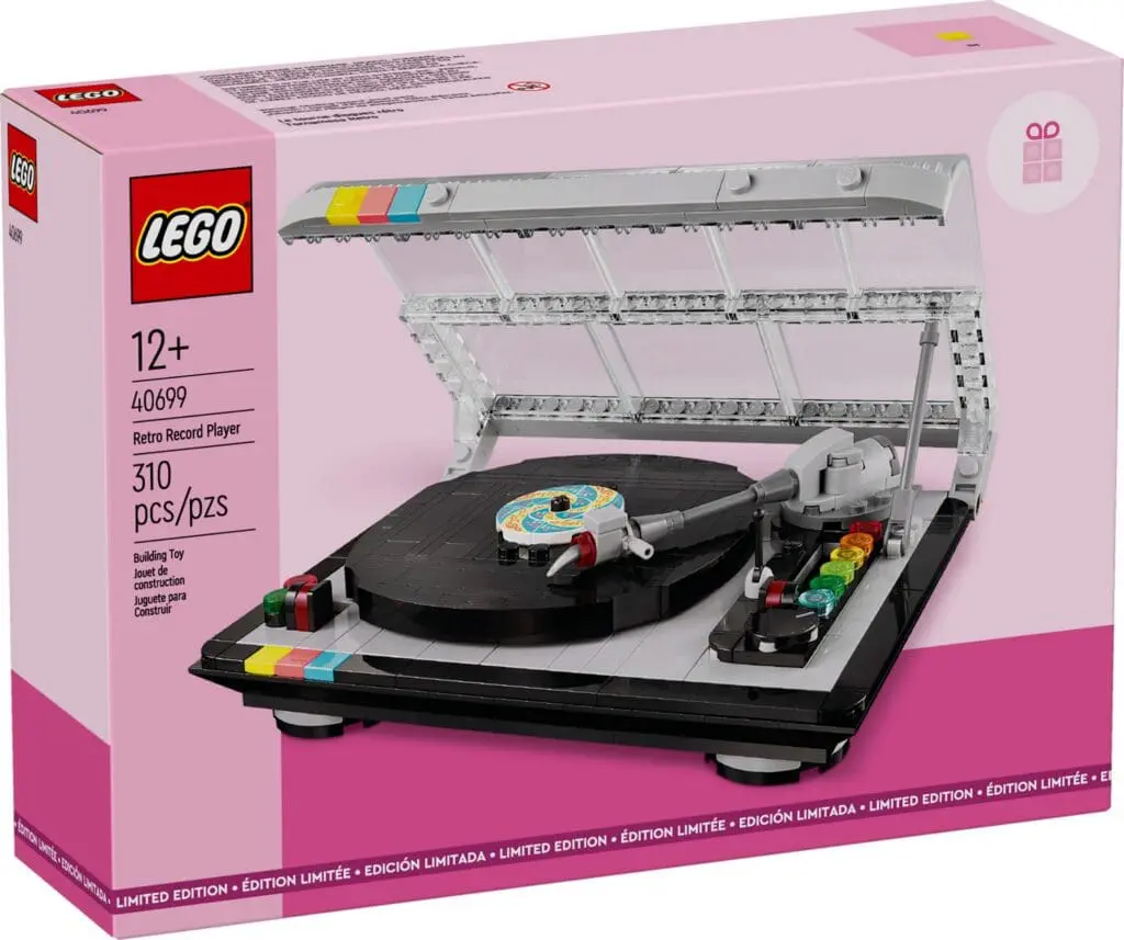 LEGO retro record player set box