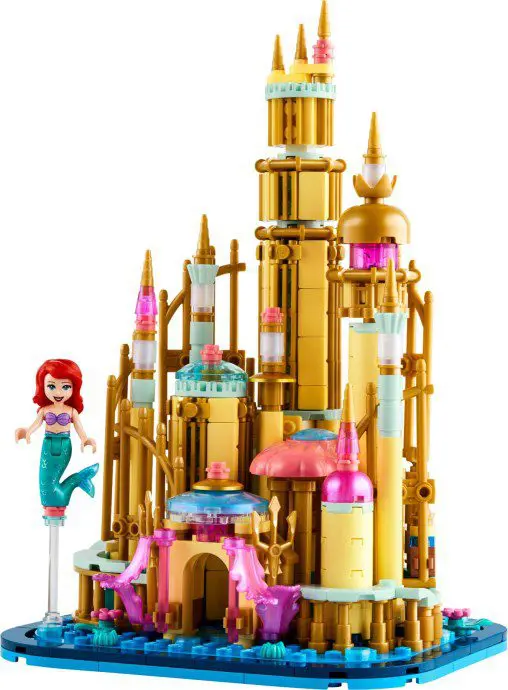 Colorful building blocks with mermaid figure