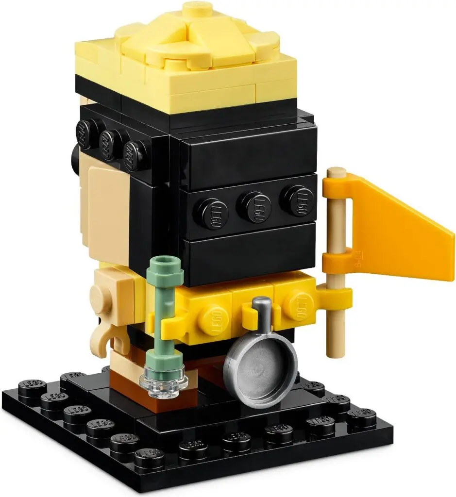 Toy figure made of LEGO bricks.