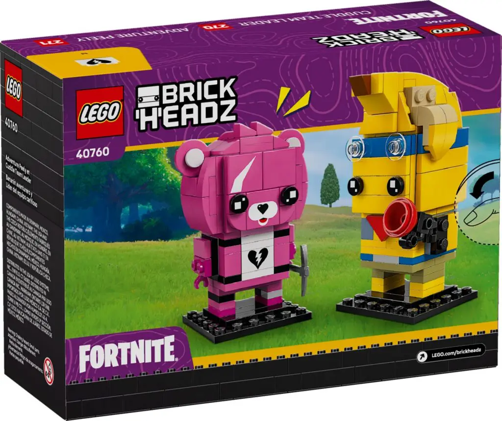 BrickHeadz toy set featuring Fortnite figures