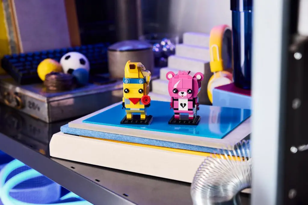 Cute block toys on display