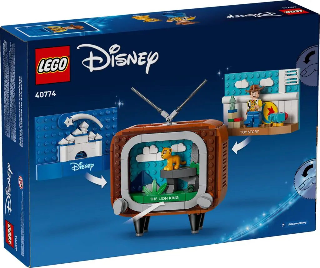 Toy Story and Lion King LEGO display