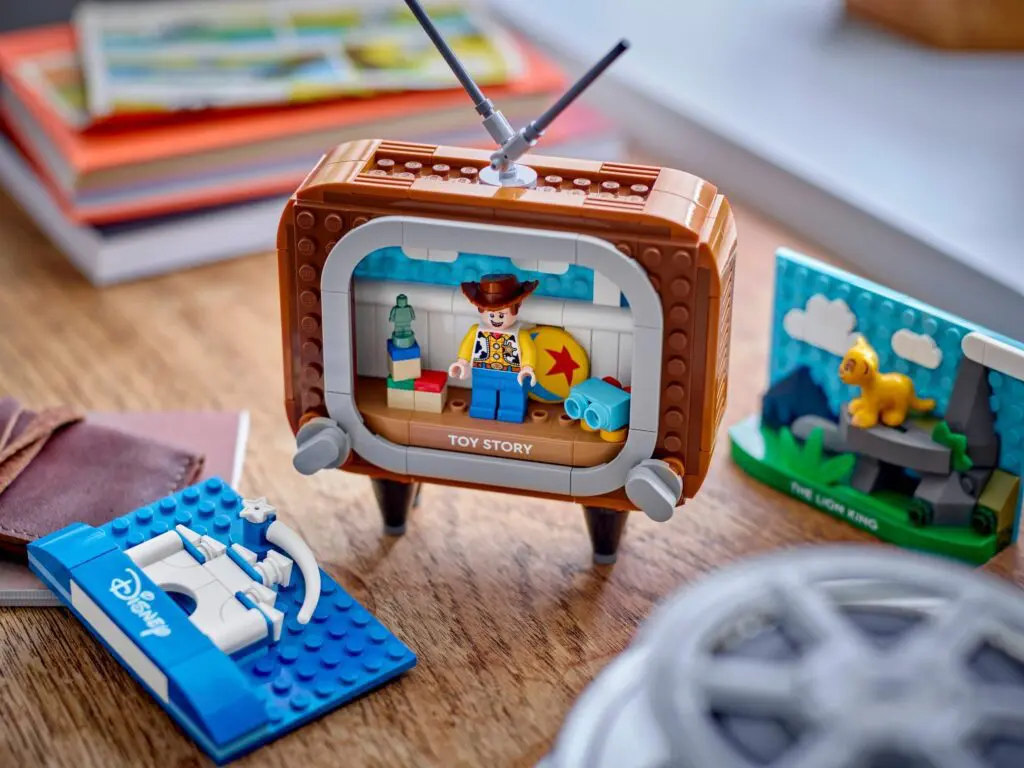 Toy-themed Lego set on a table