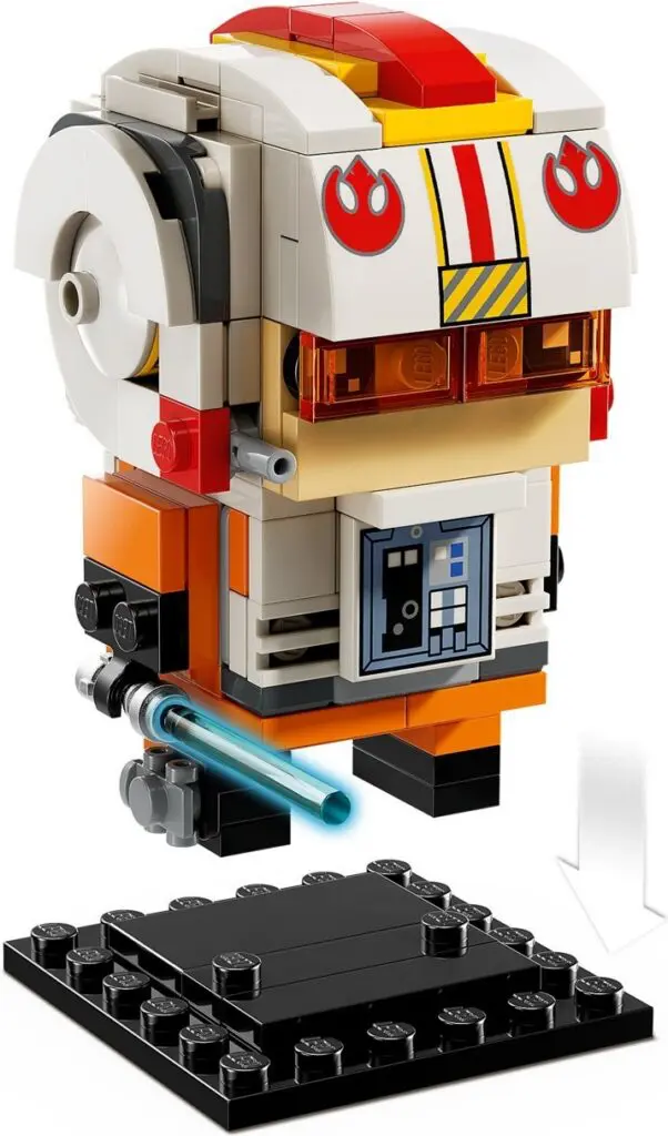 Miniature LEGO pilot figure