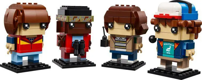Toy figures with distinctive hairstyles