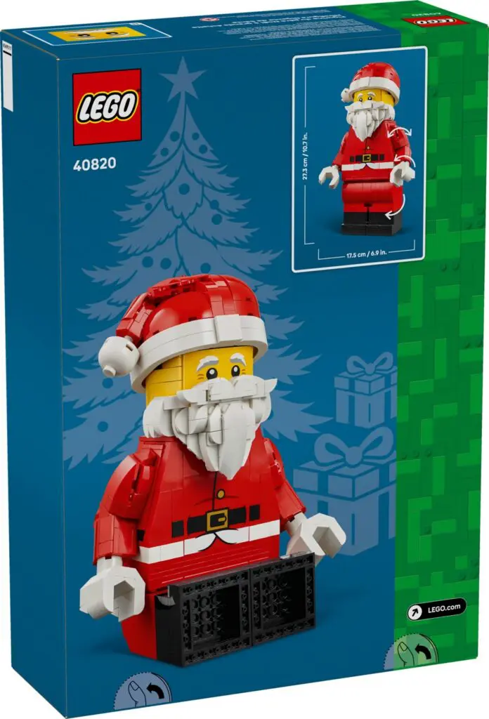 LEGO Santa Claus building set box