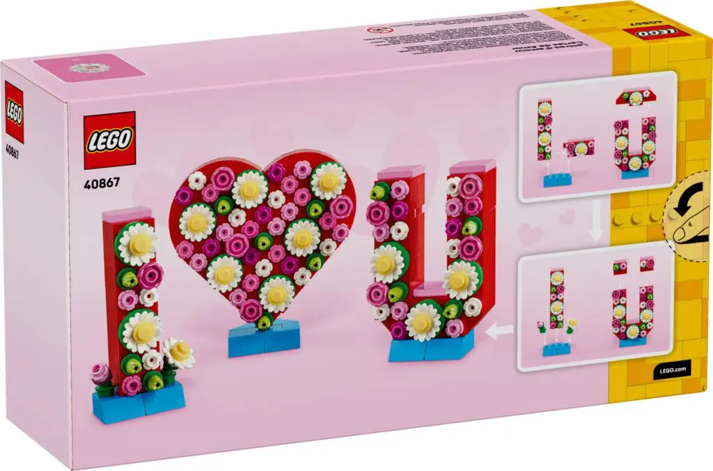 LEGO set with flower decorations