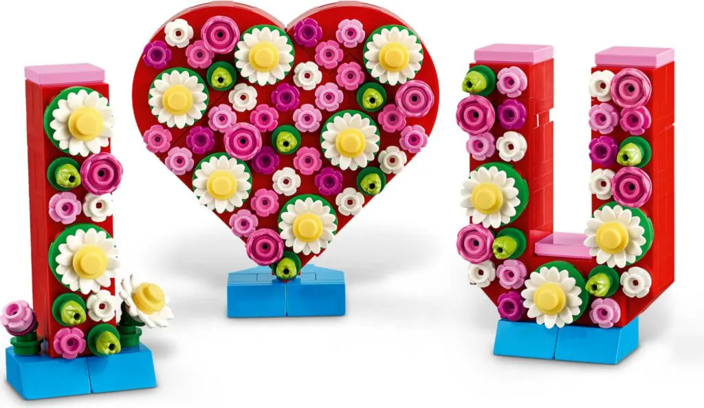 LEGO I love you design