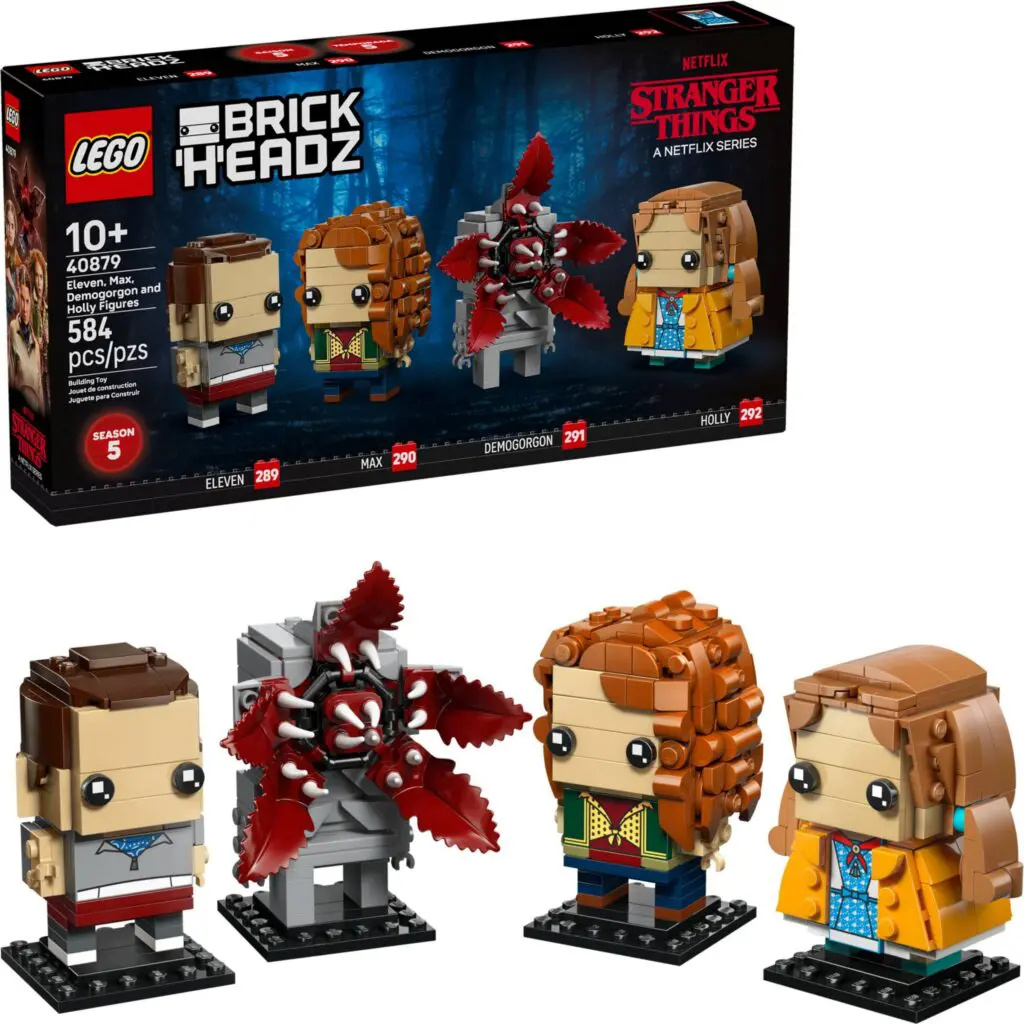 Stranger Things character LEGO figures