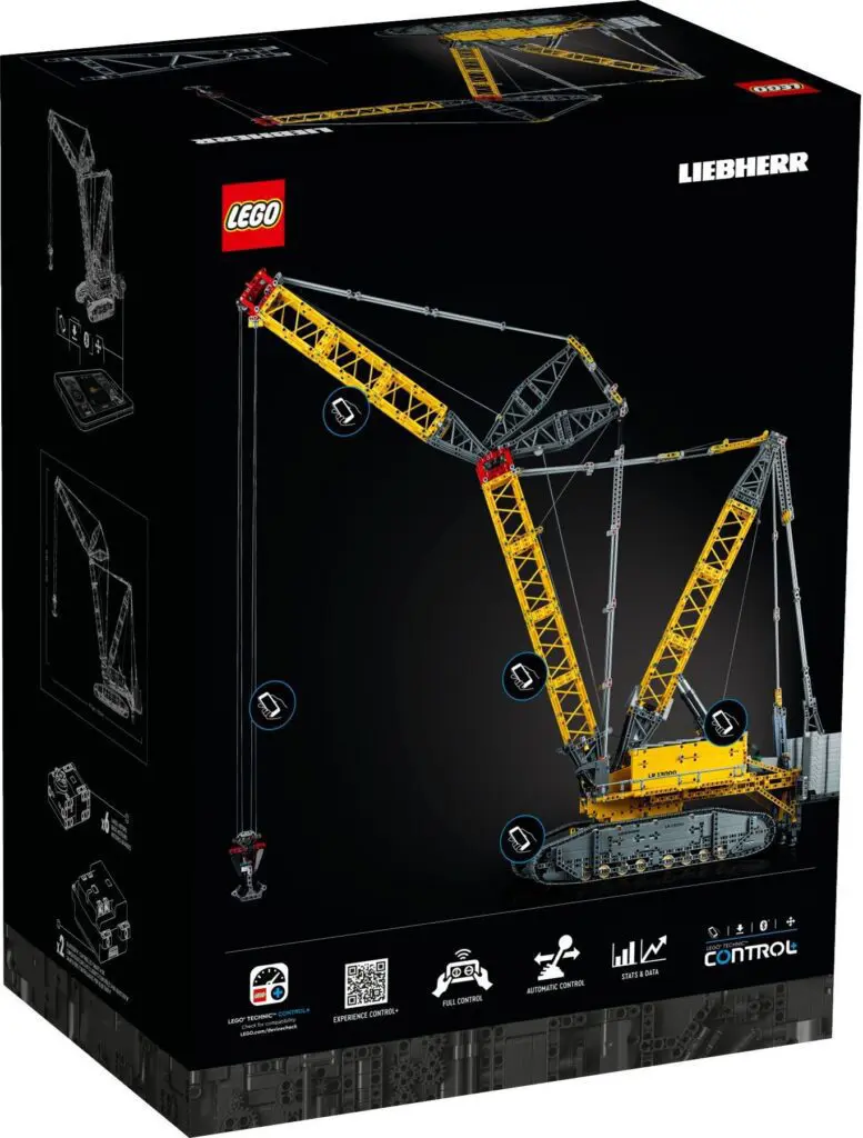 Detailed crane model packaging