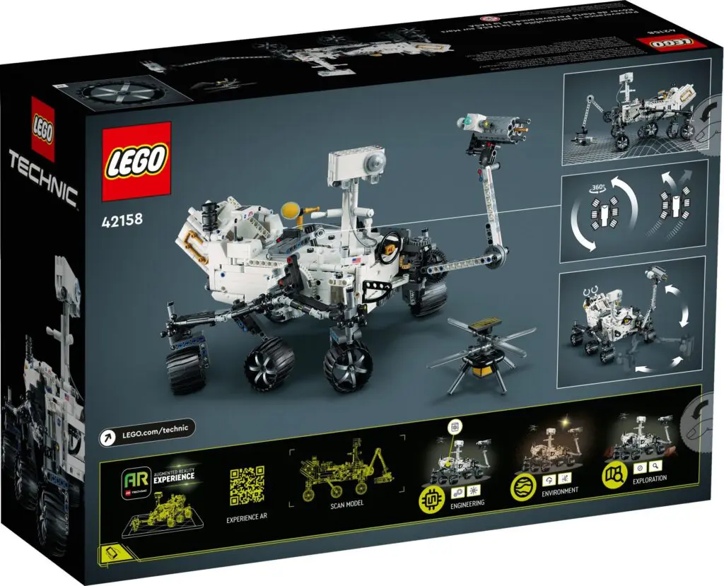 Mars Rover LEGO set packaging