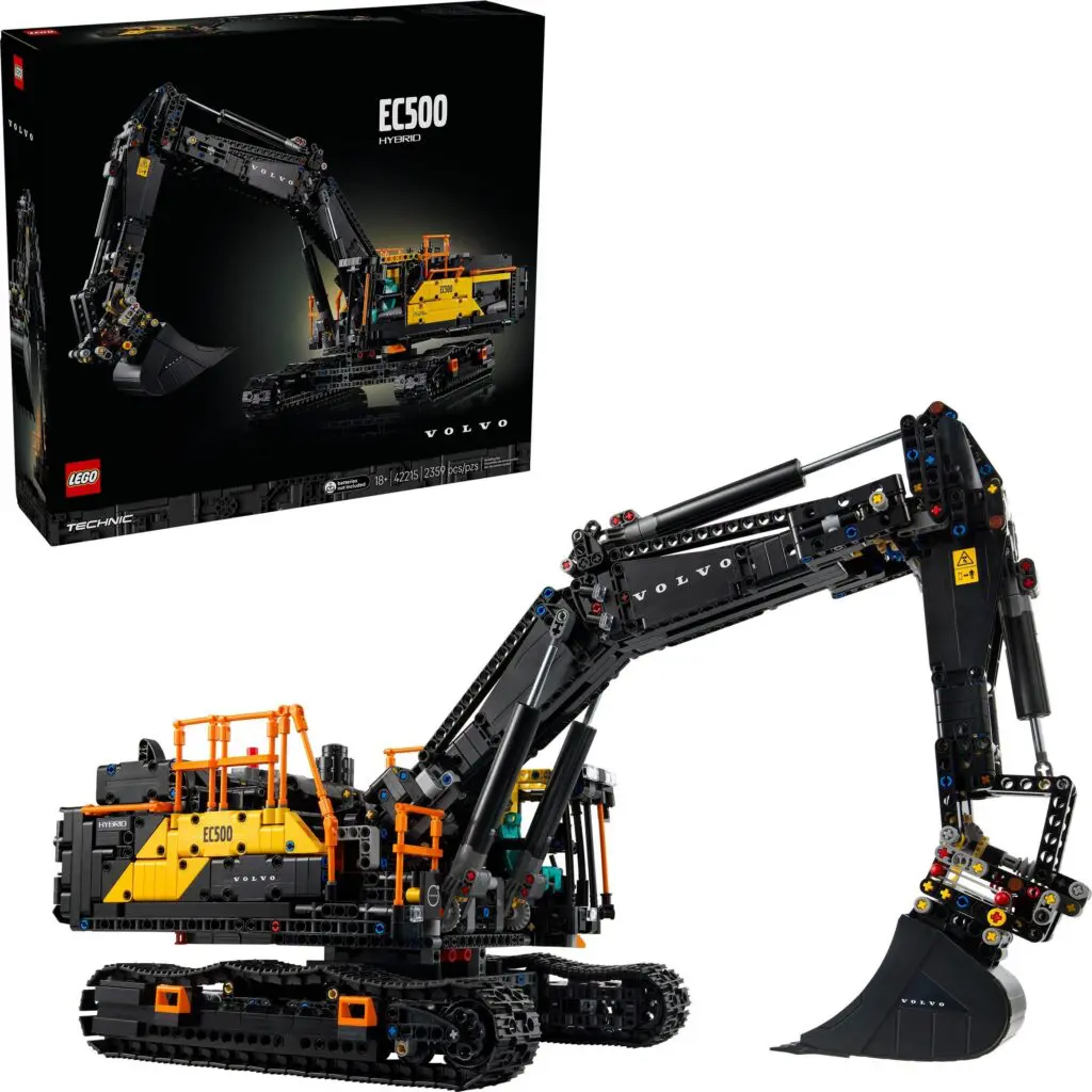 LEGO Technic excavator with box