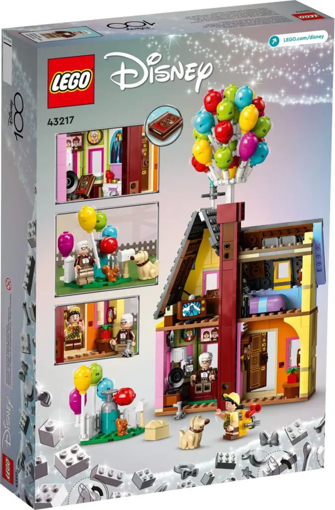 LEGO Disney set with colorful balloons