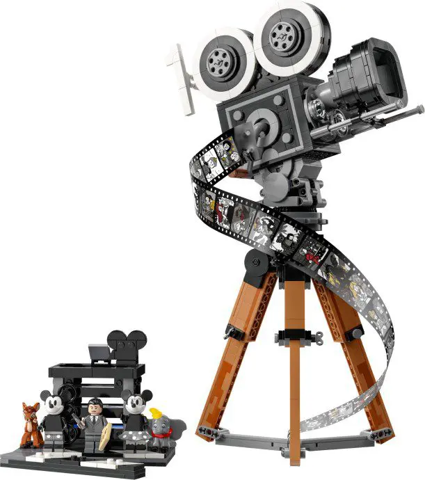 LEGO camera with filmstrip and figures