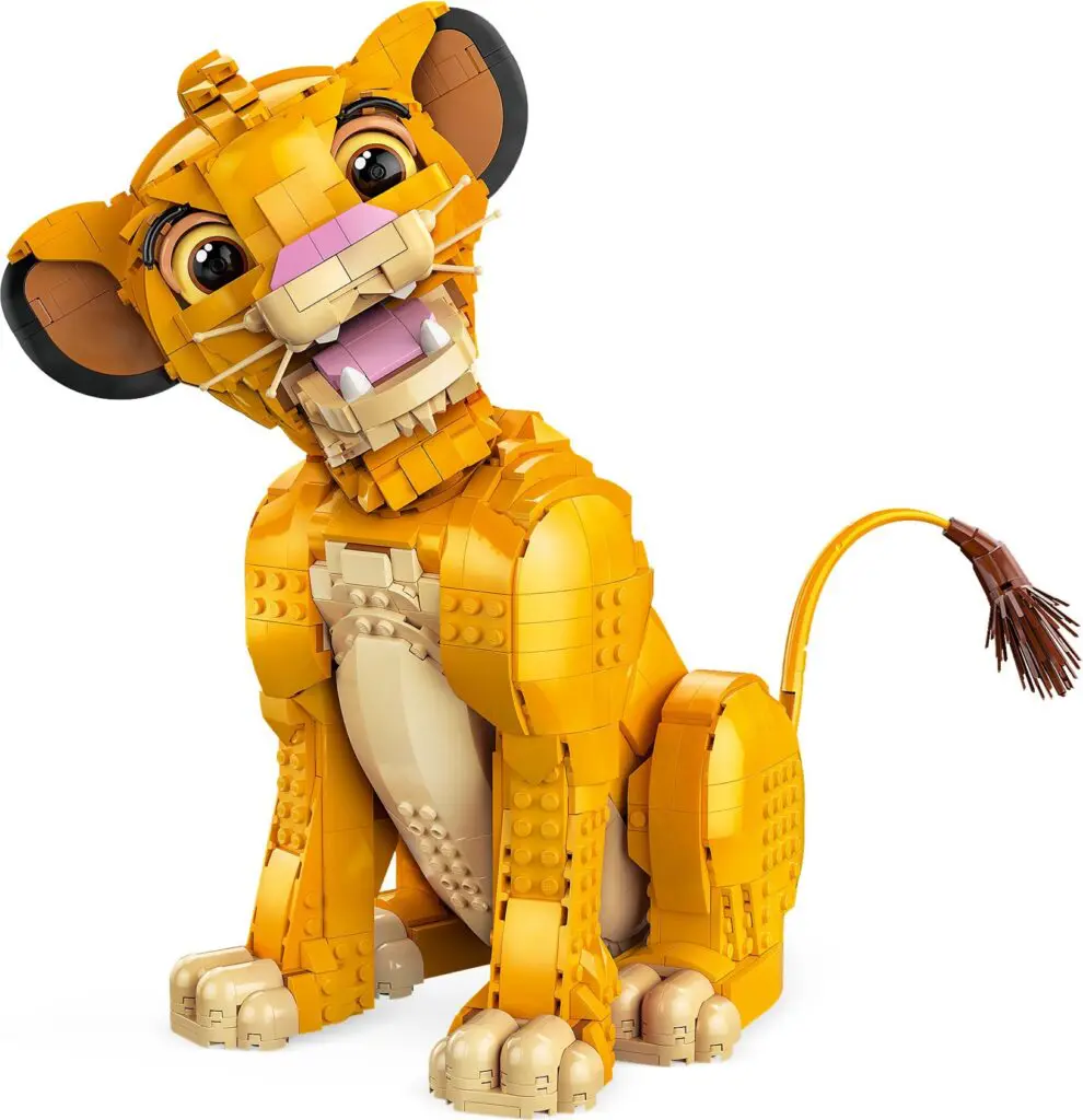 Cute LEGO lion figure