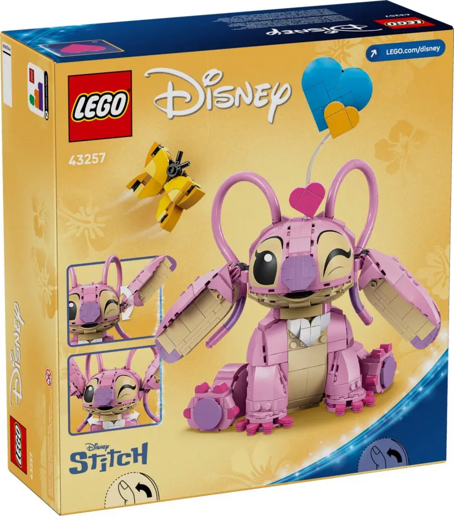 Pink Stitch LEGO model with heart