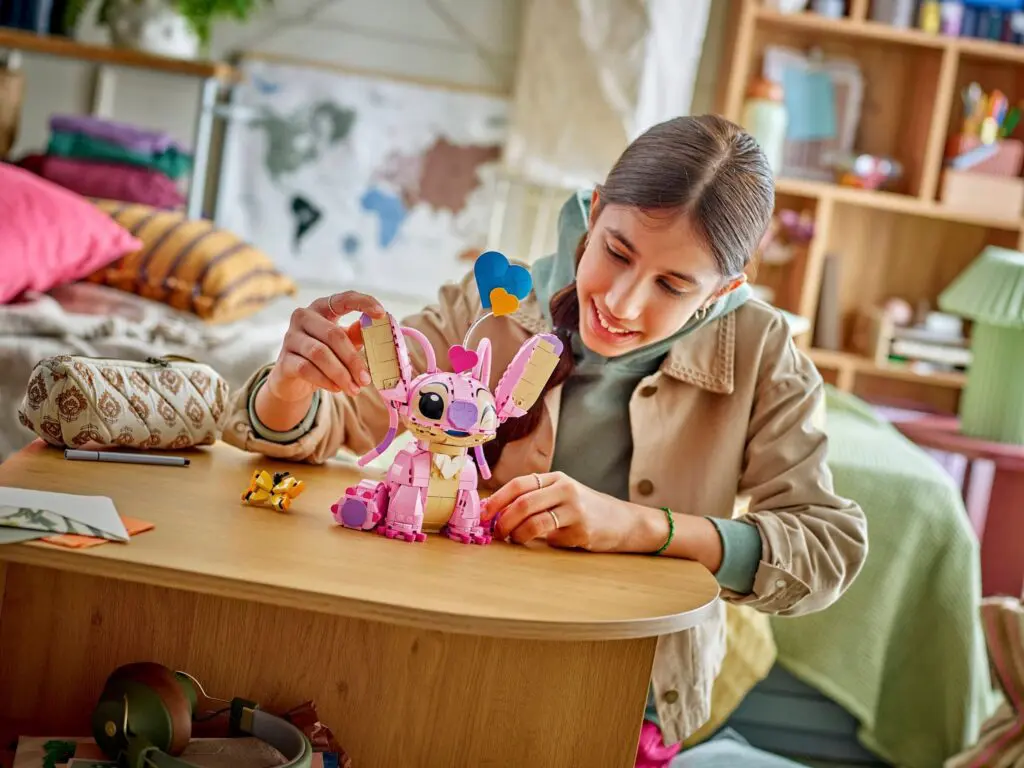 Young woman enjoying a creative hobby