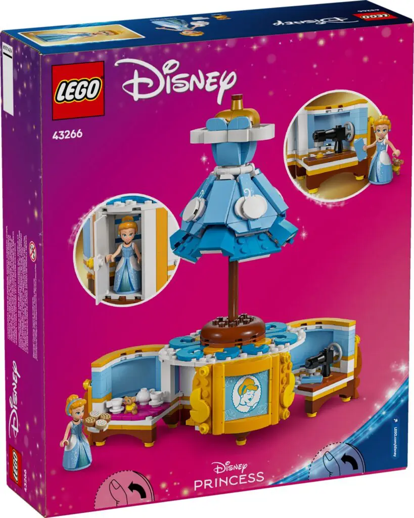 Cinderella-themed LEGO playset box