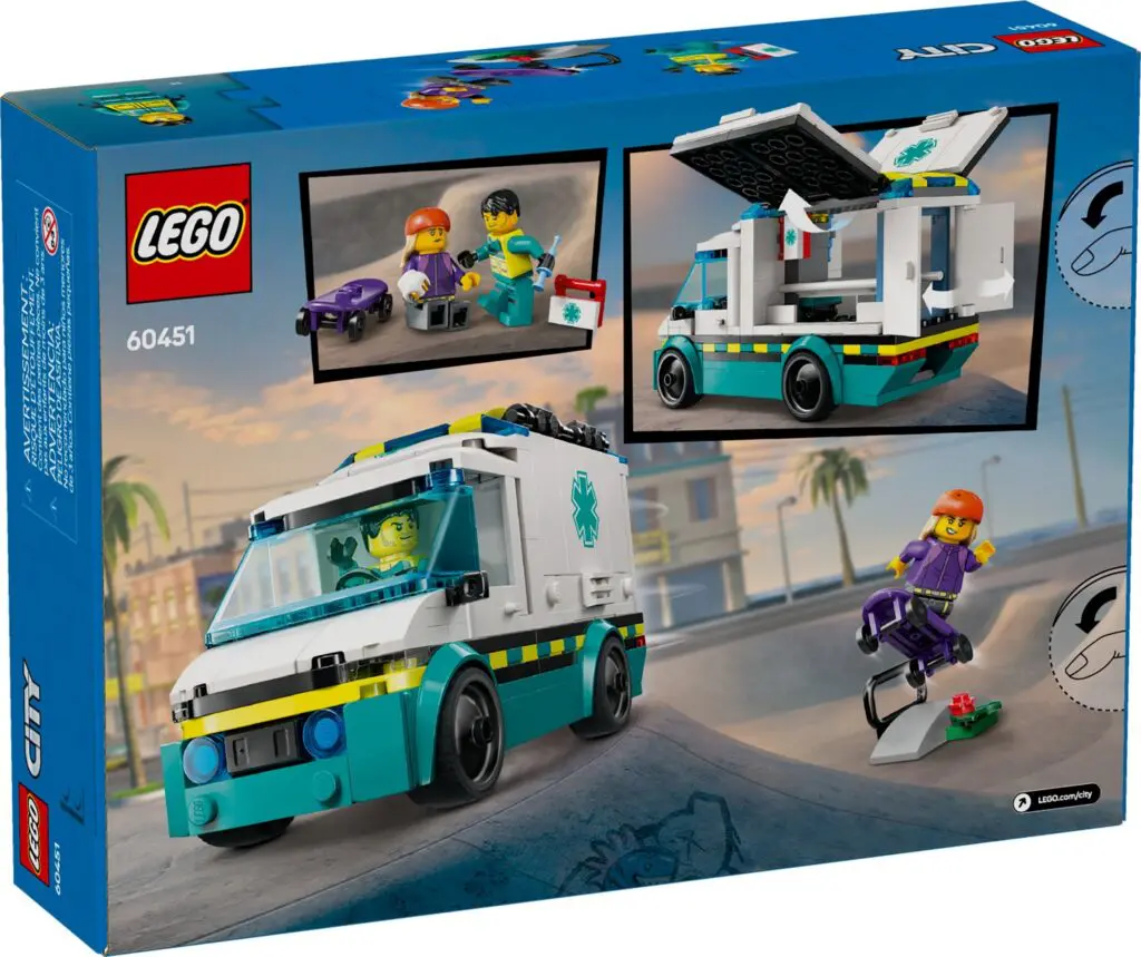 LEGO City skate park ambulance set