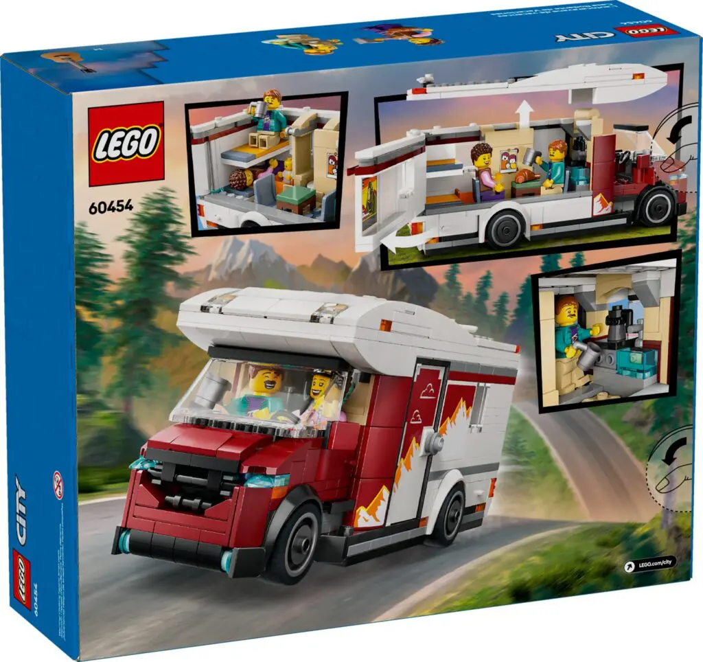 LEGO camper van toy set box