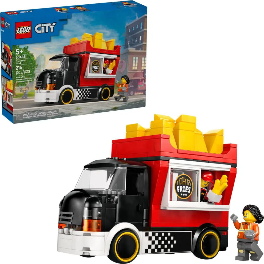 Toy fry truck and packaging