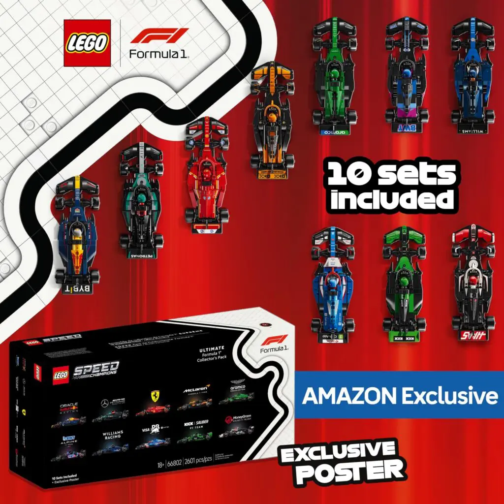 Amazon exclusive LEGO car collection